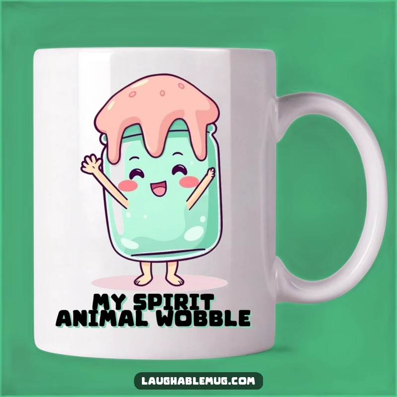 Funny Wobbly Jelly Jar Handstand Mug: A Hilarious Gift for Dessert Lovers