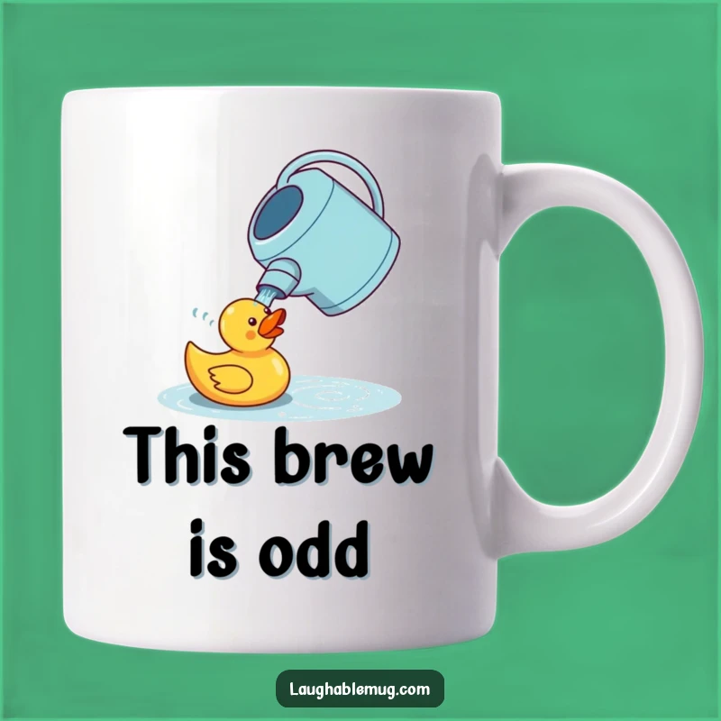 Funny Watering Can Duck Mug - Silly Garden Humor, Perfect Funny Gift for Plant Lovers