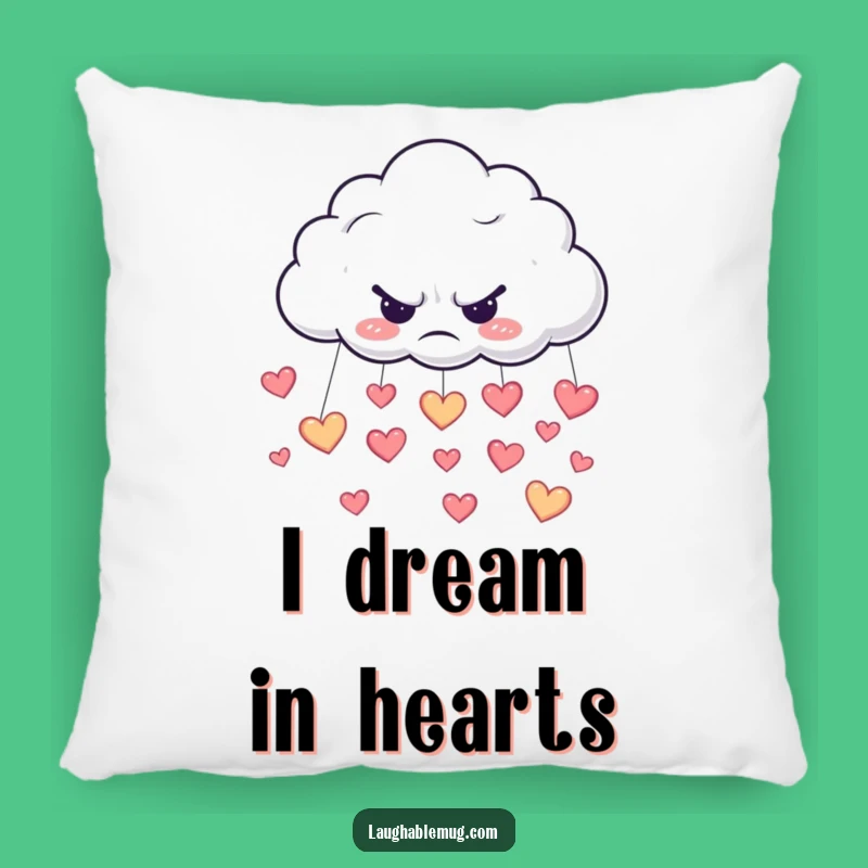 Funny Grumpy Cloud Pillow - Cozy Mood Accent, Perfect Funny Gift