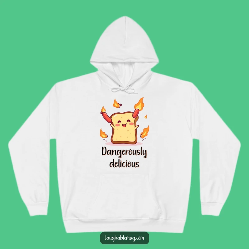 Funny Toast Sausage Juggler Hoodie: Cozy Up with Hilarious Breakfast Vibes!