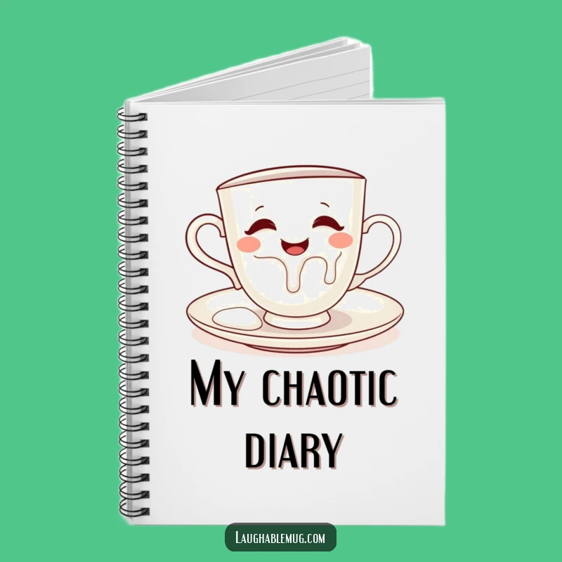 Funny Teacup Notebook - Jot Down Ideas, Great Funny Gift