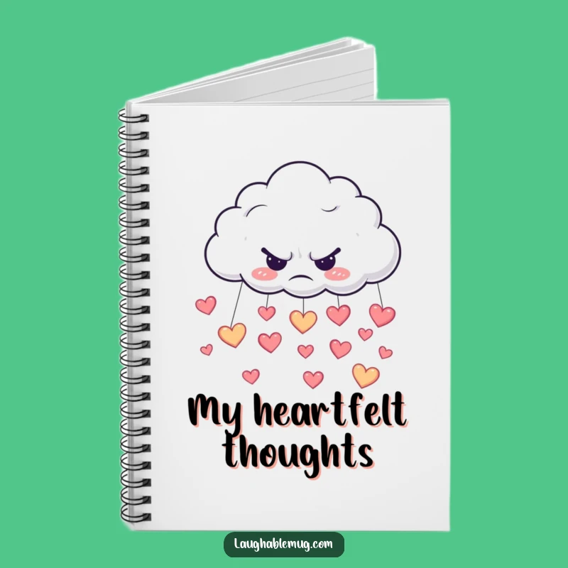 Funny Grumpy Cloud Notebook - Express Yourself Journal, Great Funny Gift