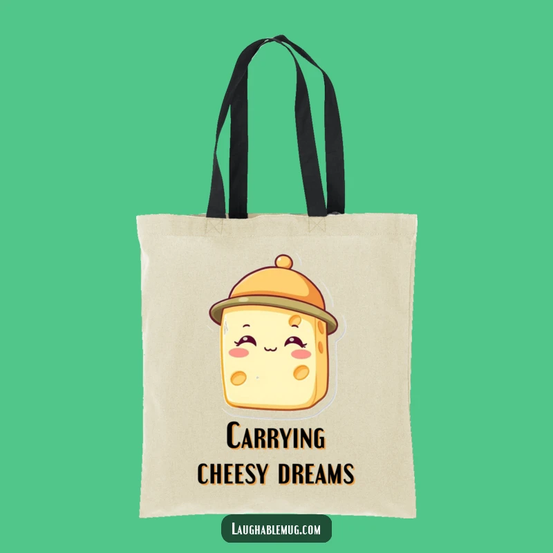 Funny Cheese Hat Tote Bag: Carry Your Fun Accessories with Style - Funny Gift
